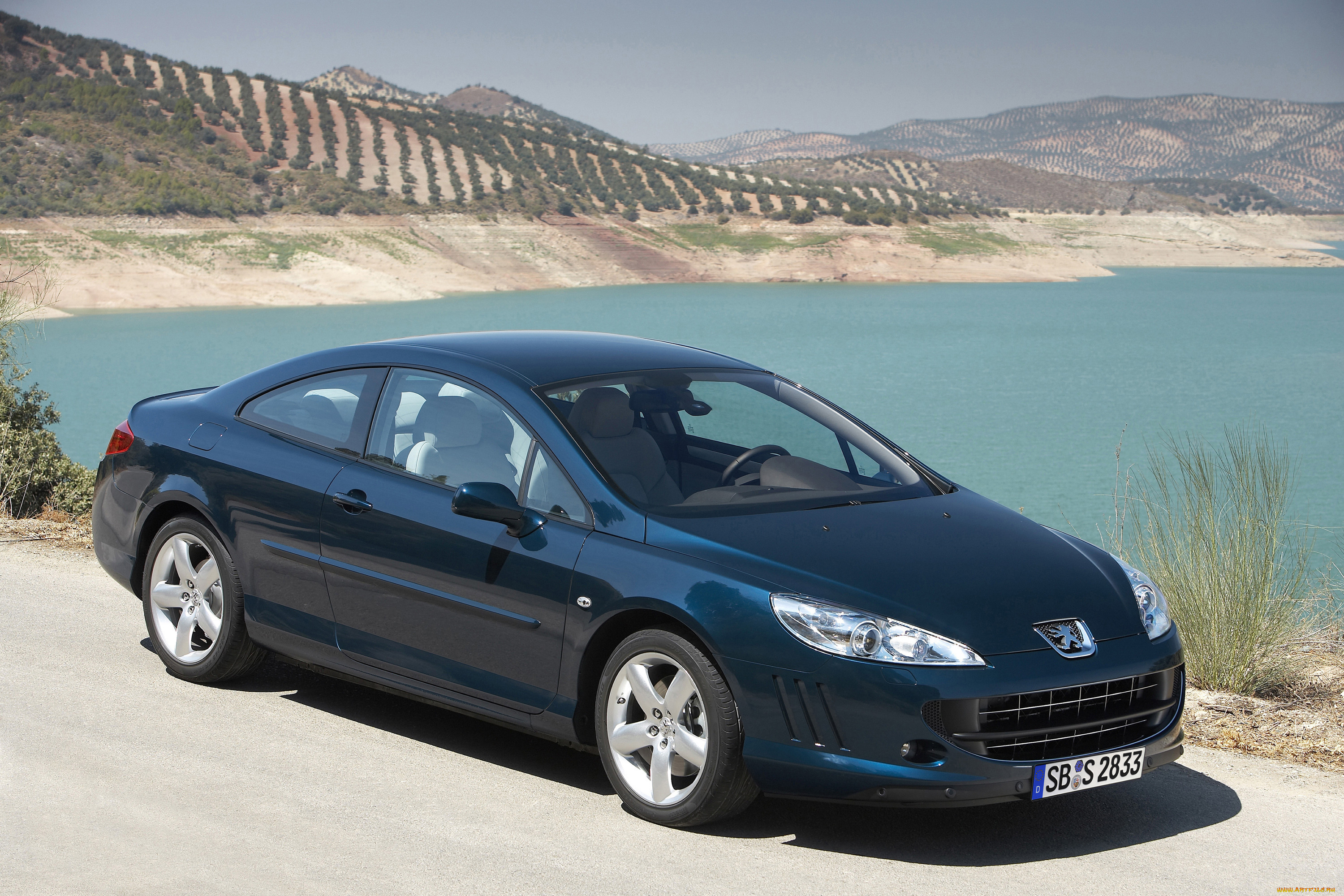 , peugeot, 2005, 3-0, v6, coup, 407, 